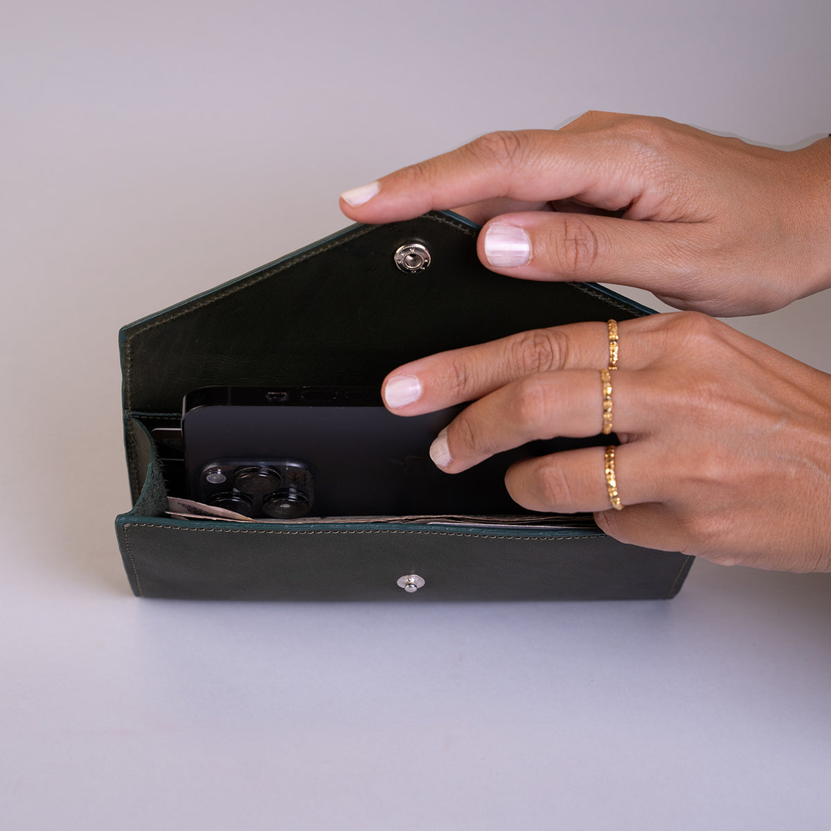 Green Snap Wallet