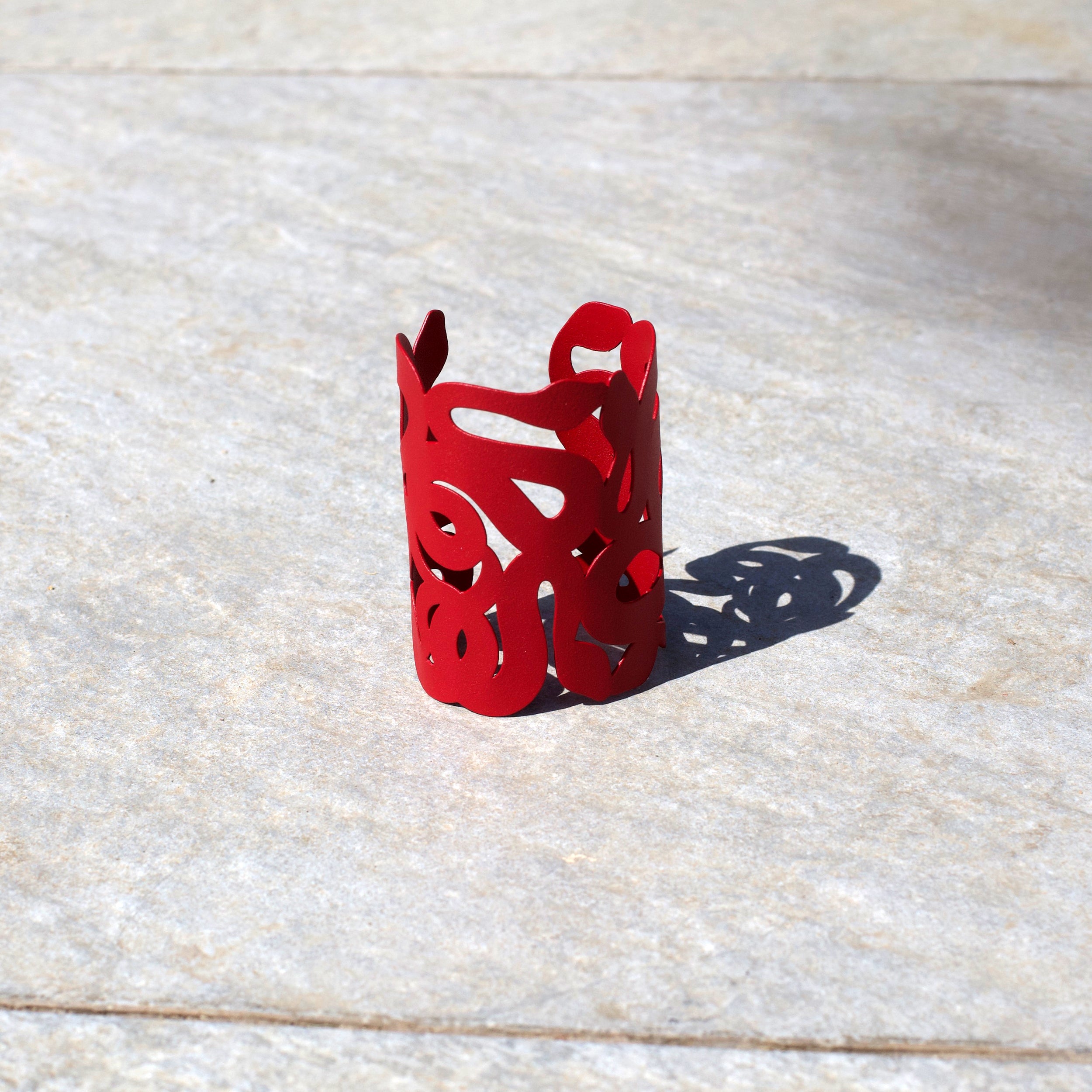 Snake Cuff, Ruby