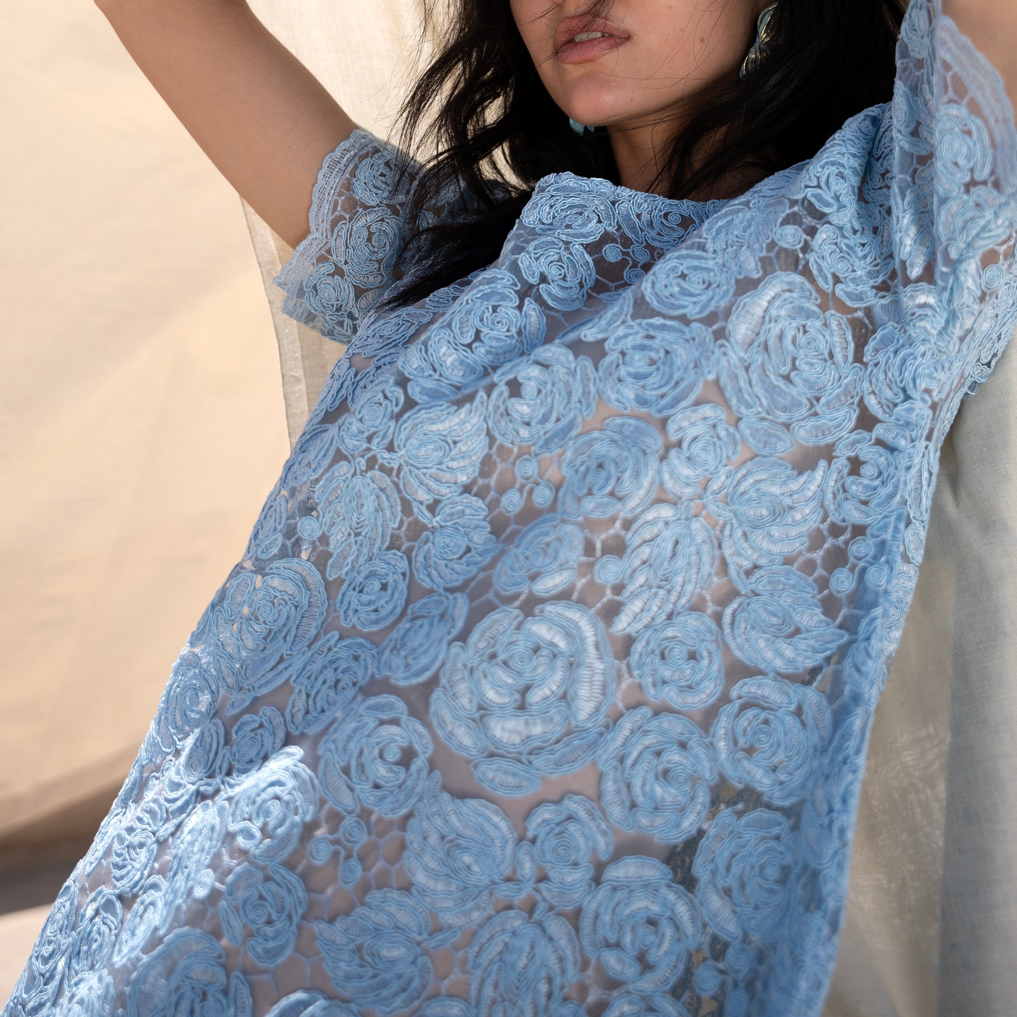 Elfie Dress, Sky Blue - LABOGA