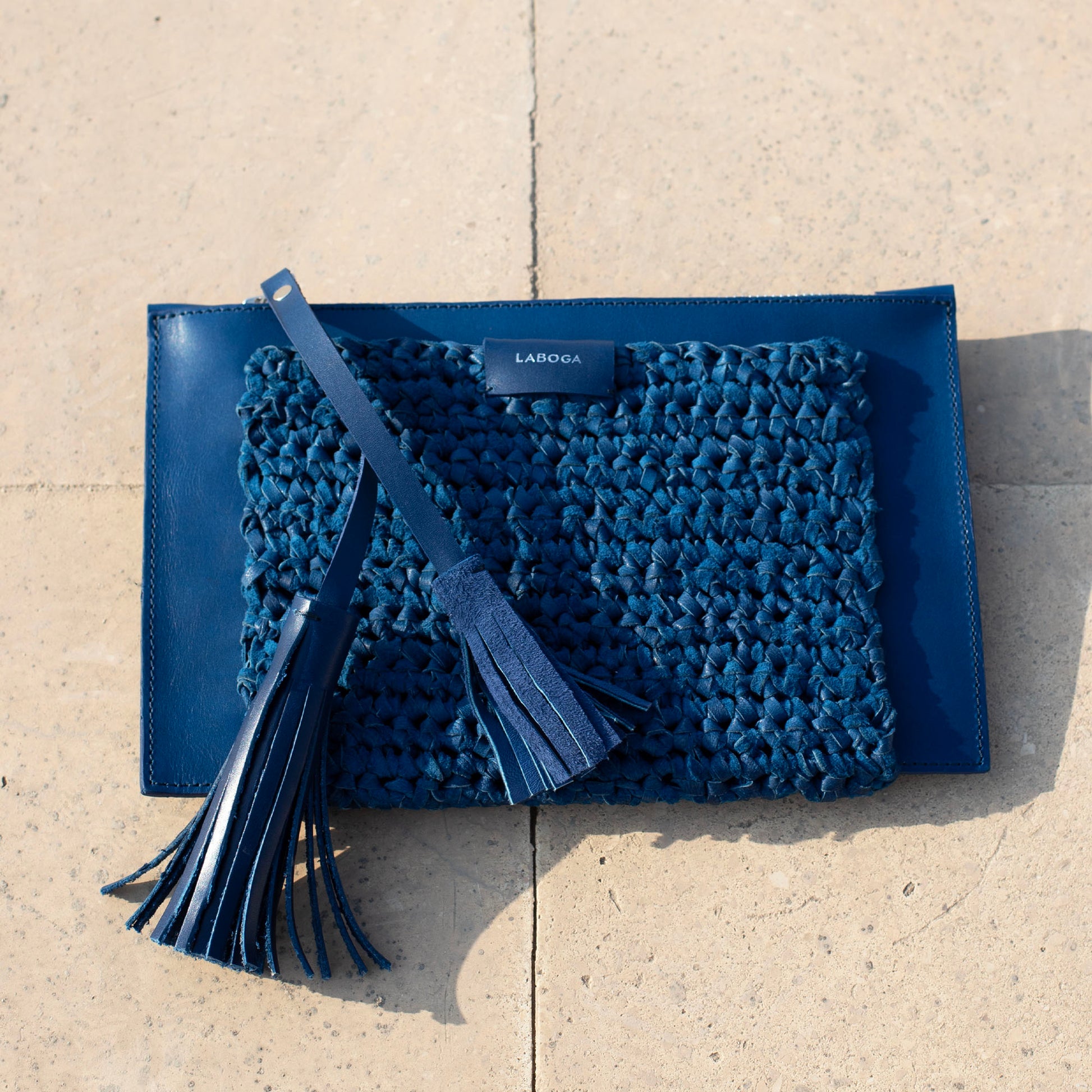 Mervat Clutch, True Blue - LABOGA