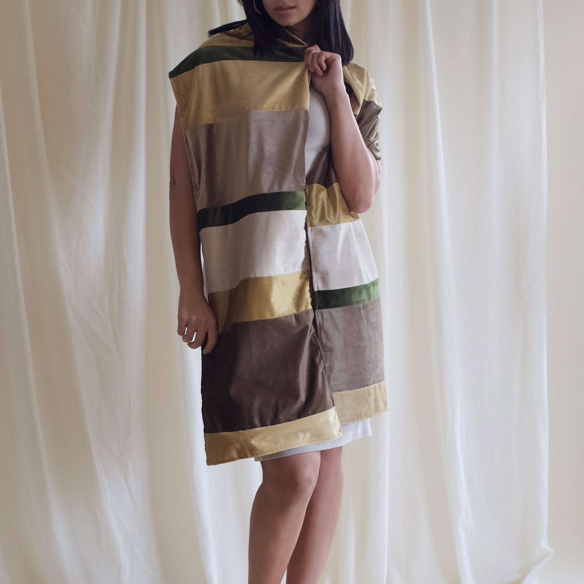 Velvet Scarf, Shades of Gold