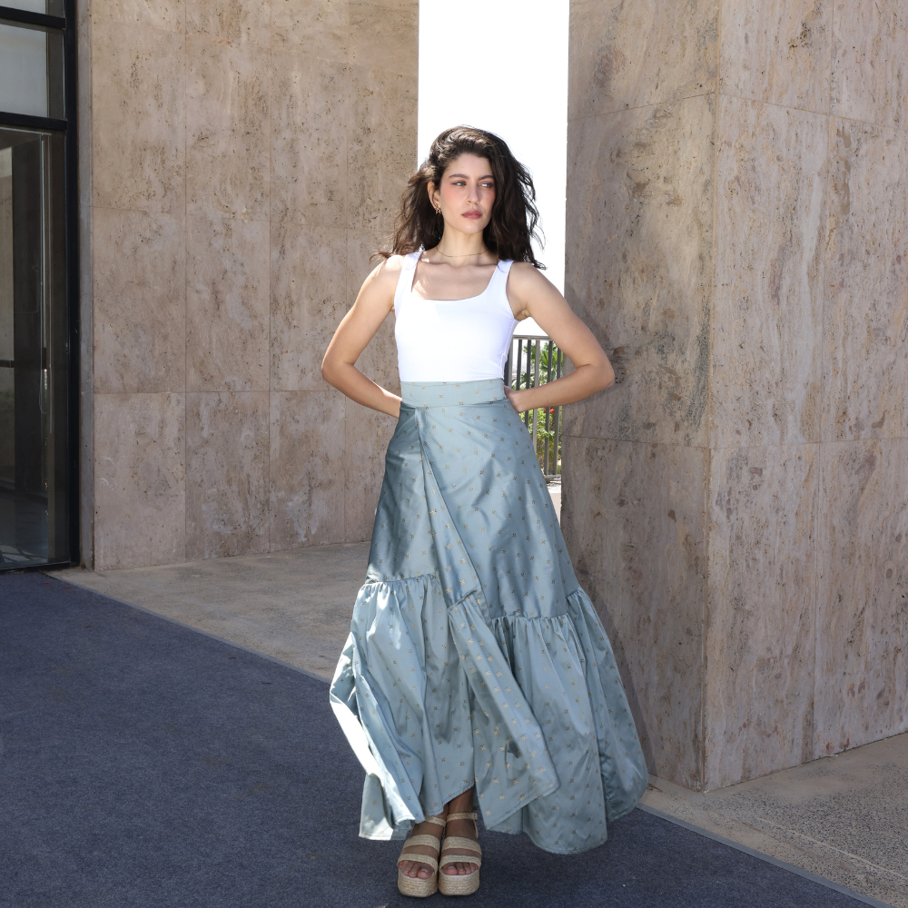 Long Frilly Skirt