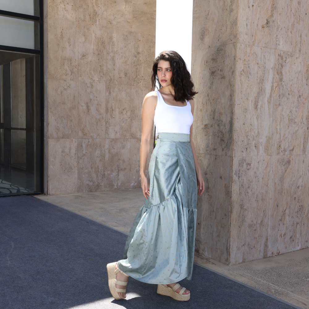 Long Frilly Skirt