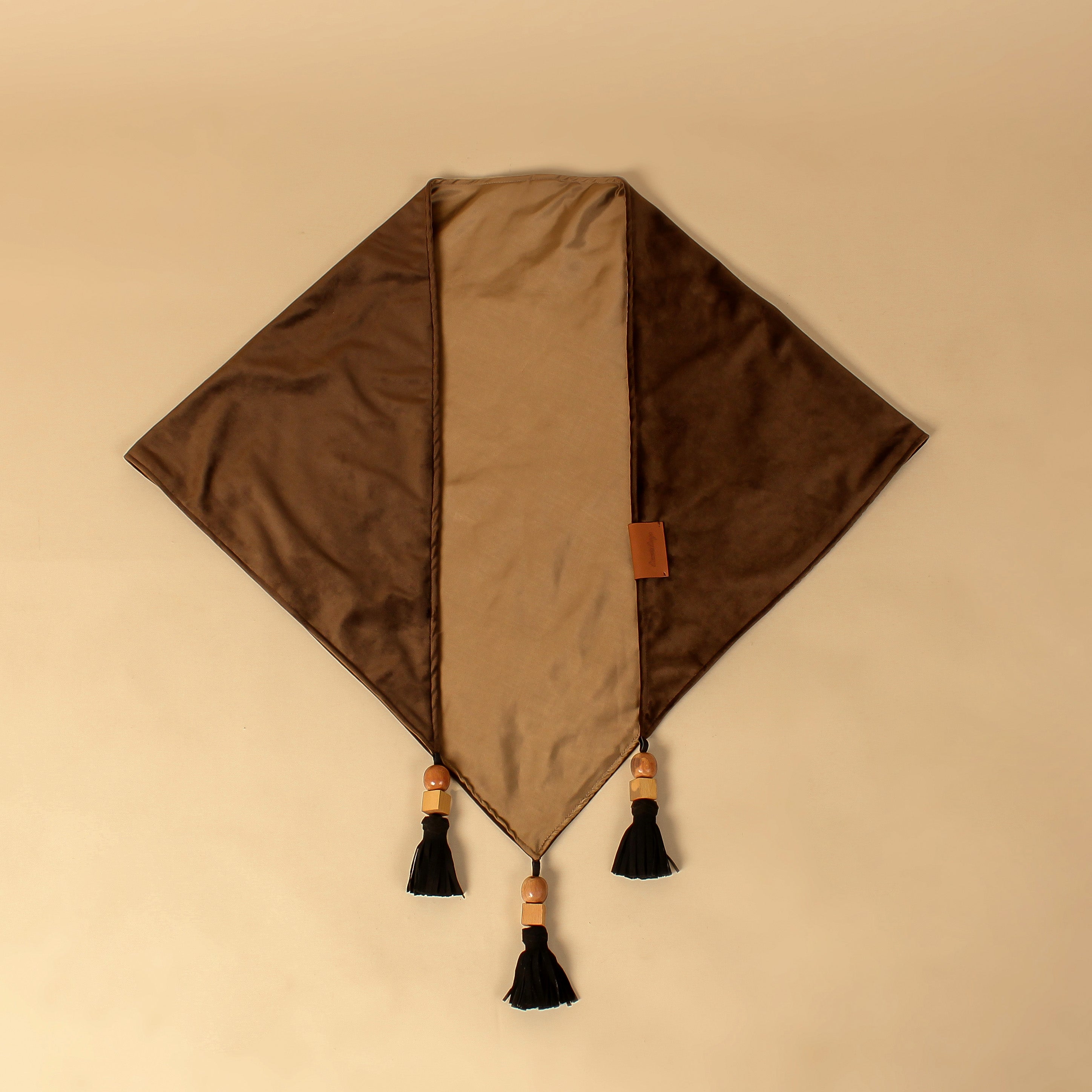 Velvet Shawl, Olive Gold - LABOGA