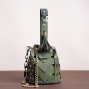 Vertebrae Mini, Green on Green