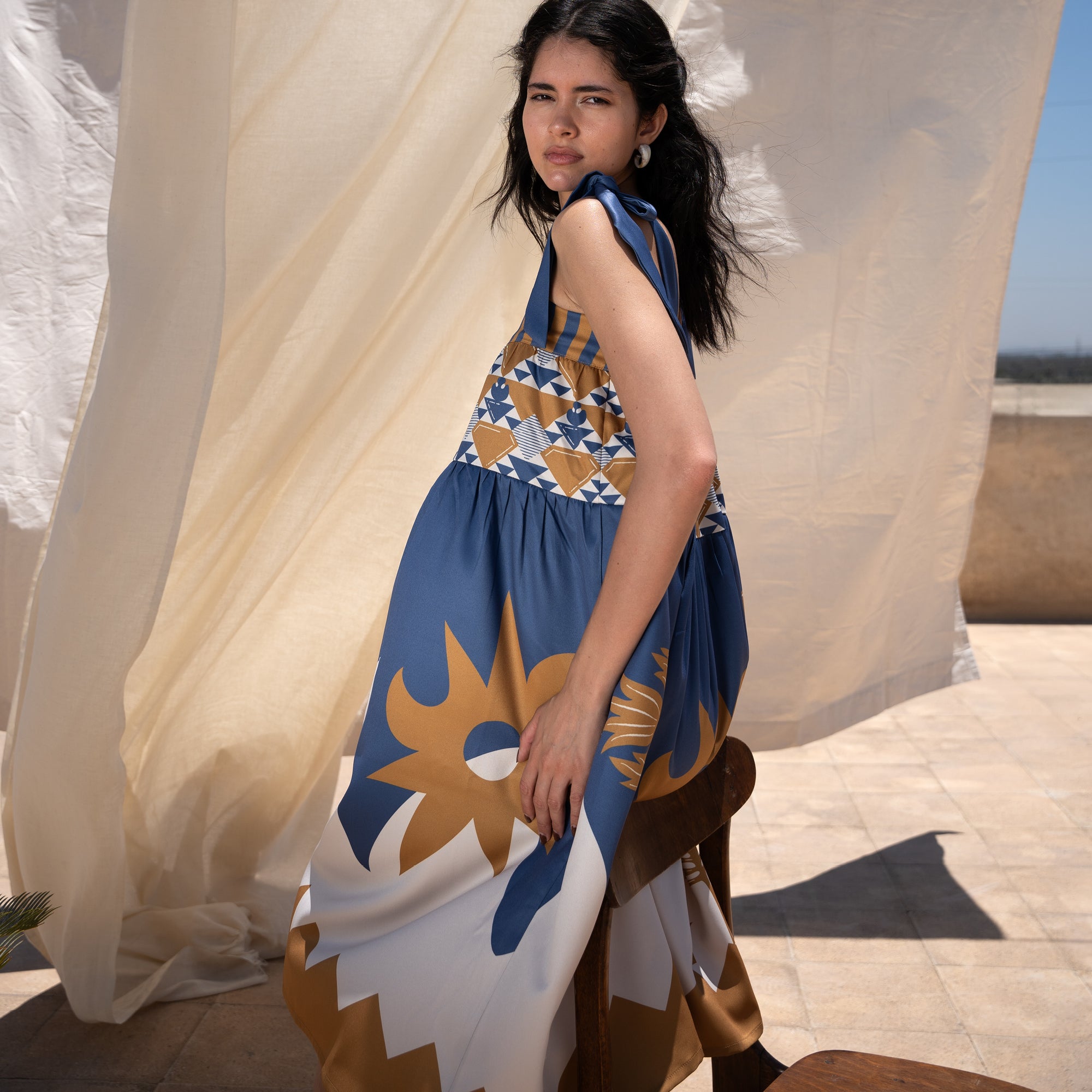 Willow Printed Dress - LABOGA